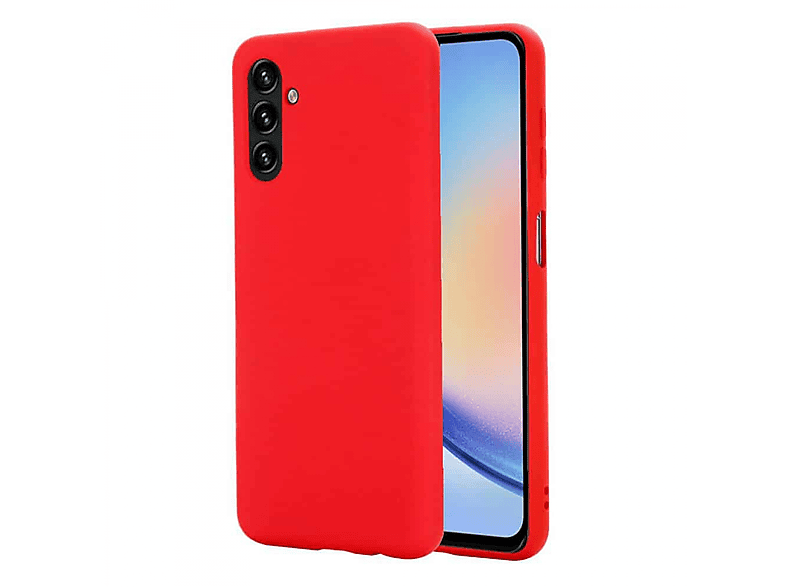 CASEONLINE Liquid, Backcover, Samsung, Galaxy A24 4G, Rot