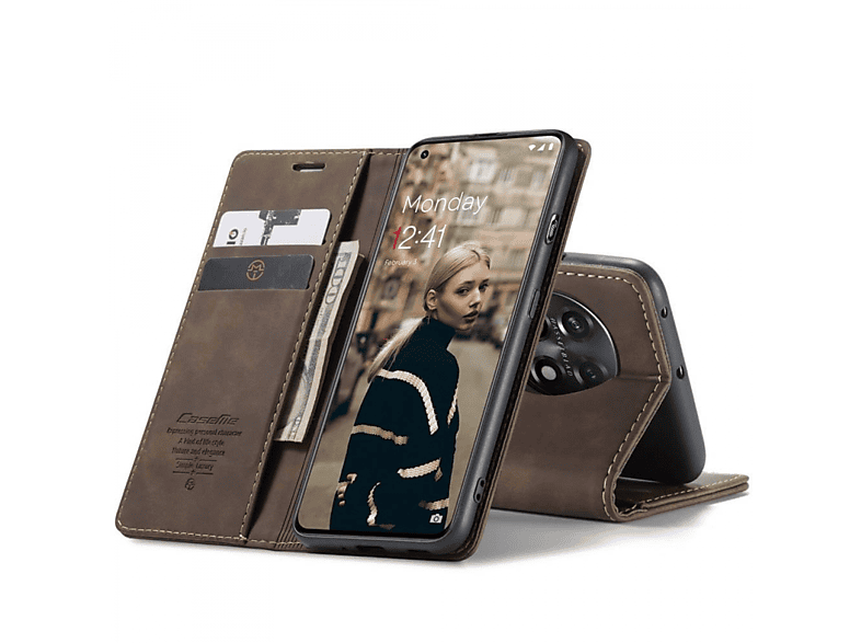Bookcover, Smart, CASEME OnePlus, 11, Coffee