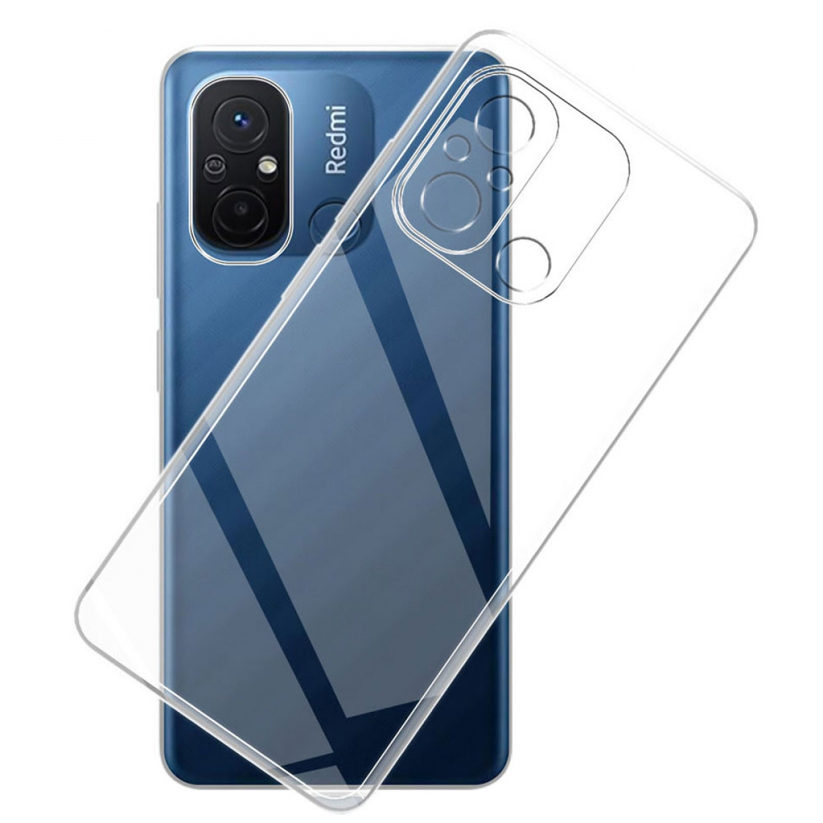 CASEONLINE PCH, Backcover, OnePlus, Redmi Transparent 12C