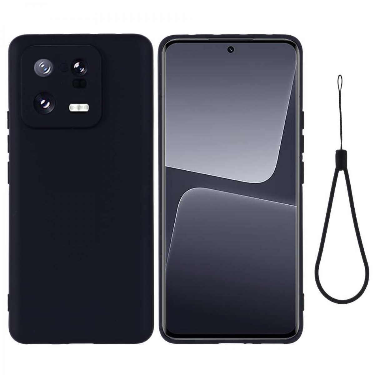 Backcover, CASEONLINE Liquid, Schwarz Xiaomi, 13 Pro,