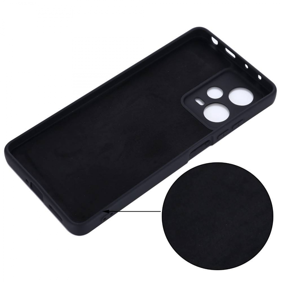 Liquid, Pro, Backcover, Redmi CASEONLINE 12 Schwarz OnePlus, Note