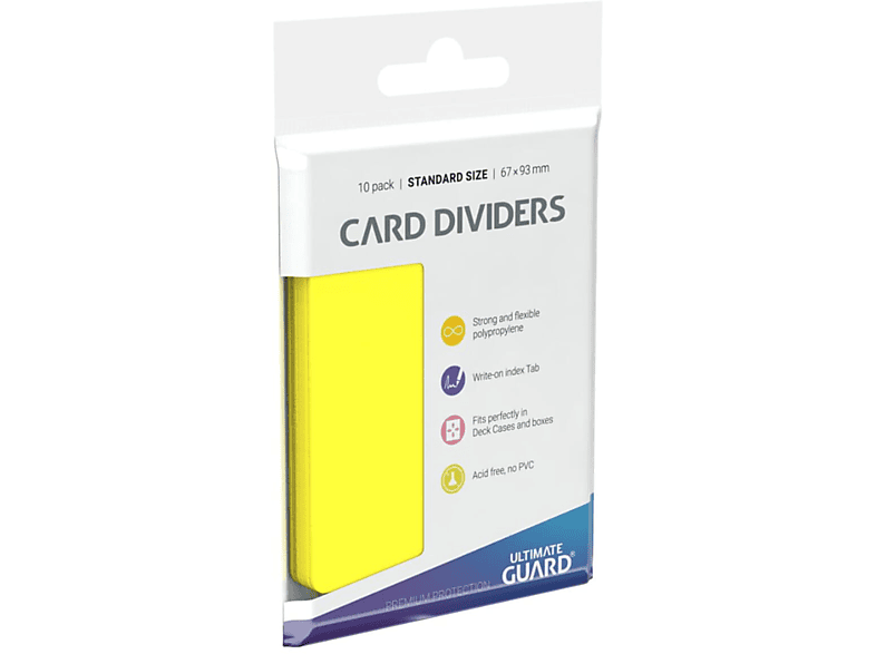 Size Stück 10 Multicolor Card GUARD Dividers ULTIMATE Standard Sammelkarten