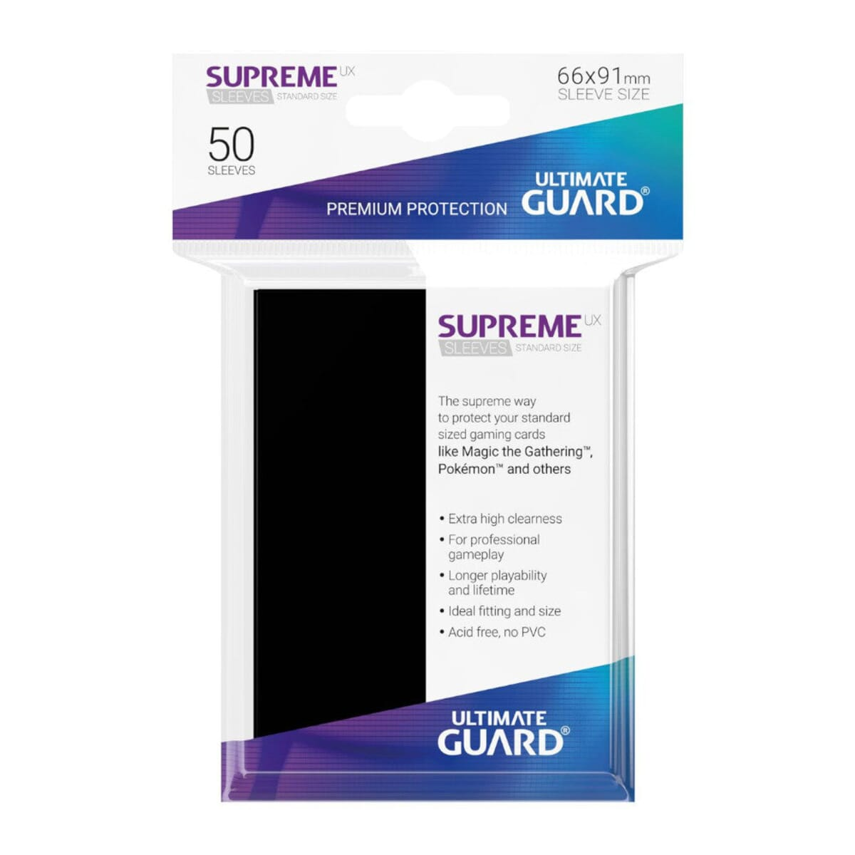 Sleeves UX Standard 50 Stück Supreme Multicolor Size ULTIMATE GUARD Sammelkarten
