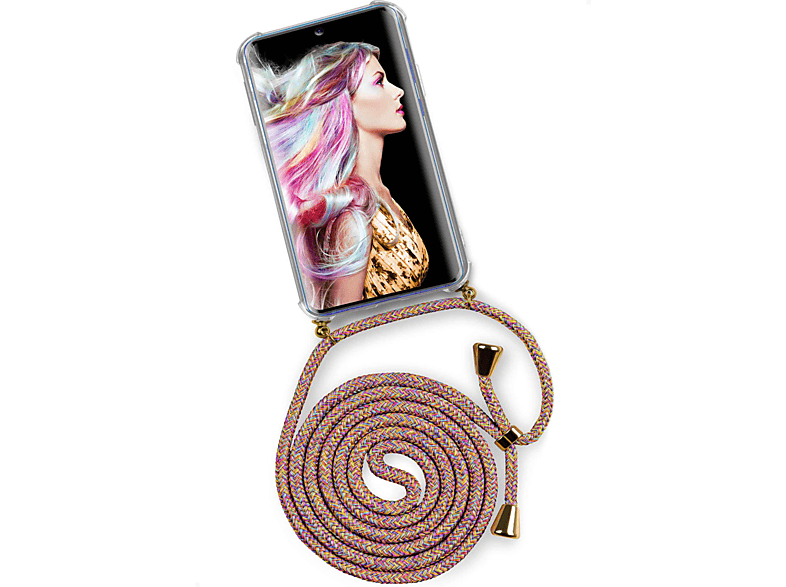 ONEFLOW Twist Case, Backcover, 5G, Sunny Rainbow S20 (Gold) Galaxy Samsung