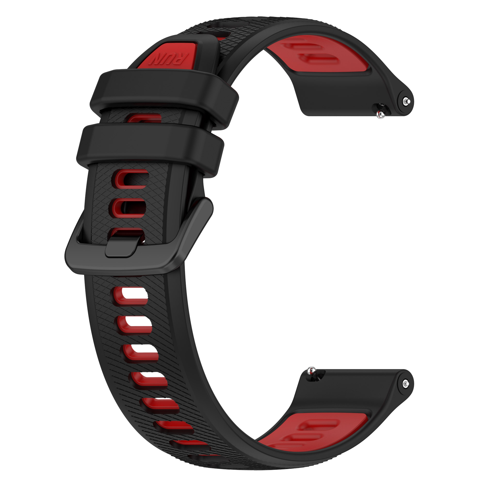 INF Armband Silikon, Ersatzarmband, Rot Garmin, Forerunner 965 Watch