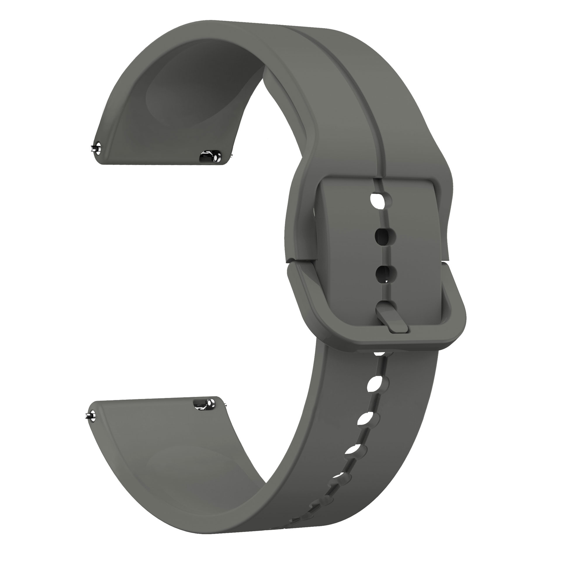 Armband 3, INF Dunkelgrau Silikon, Ersatzarmband, Samsung, galaxy watch