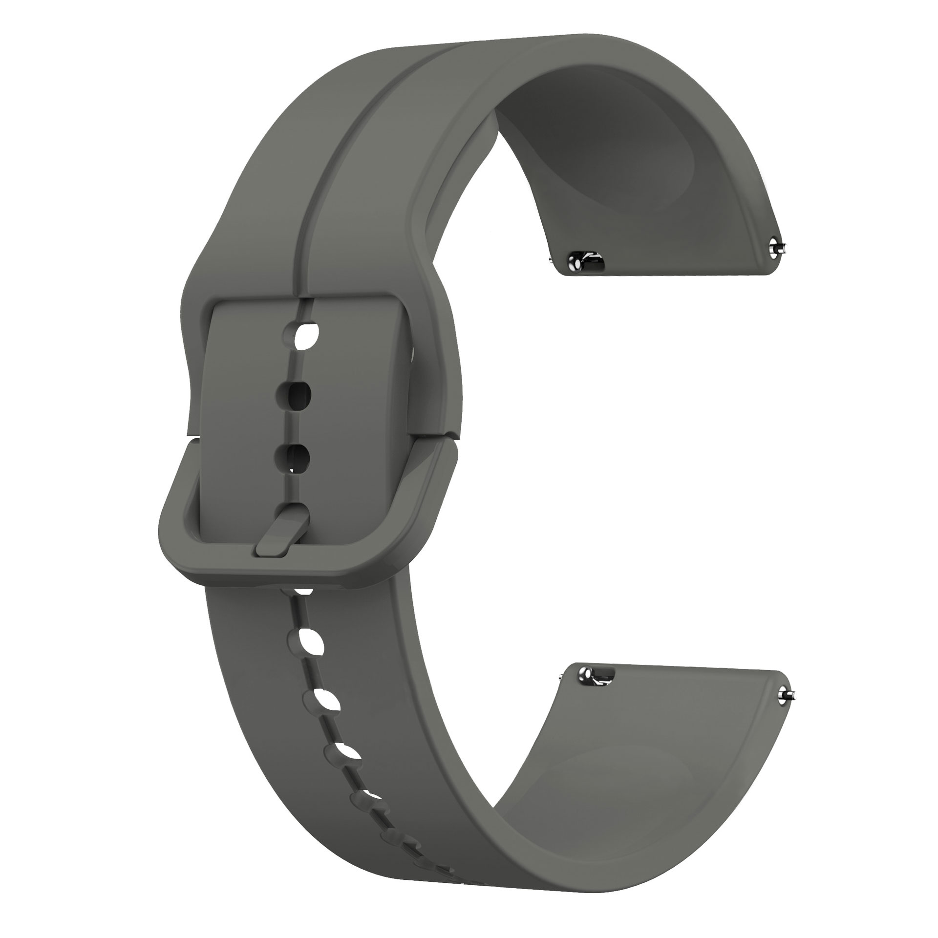 Armband 3, INF Dunkelgrau Silikon, Ersatzarmband, Samsung, galaxy watch