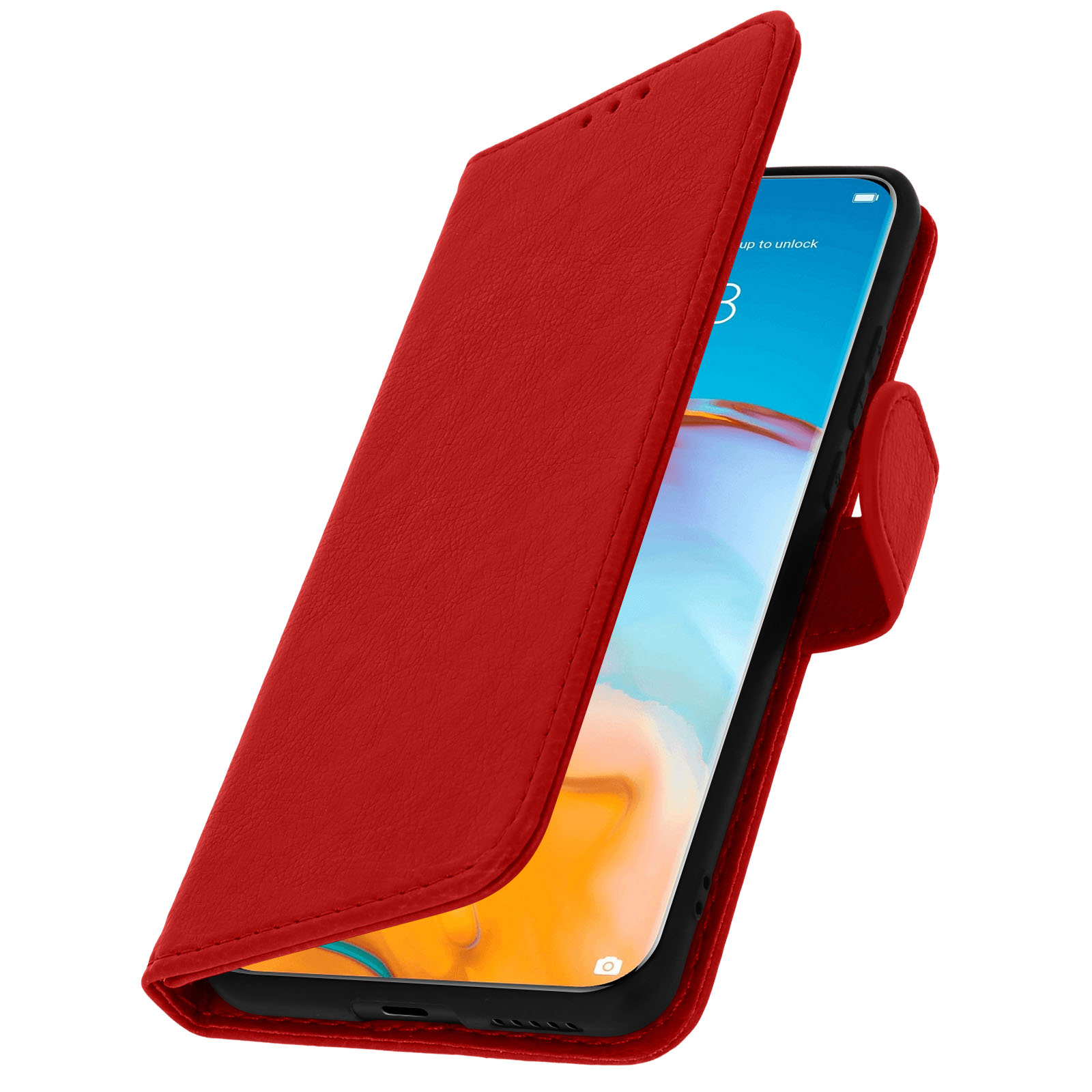 AVIZAR Chester Series, Bookcover, Huawei, Rot P40 Pro