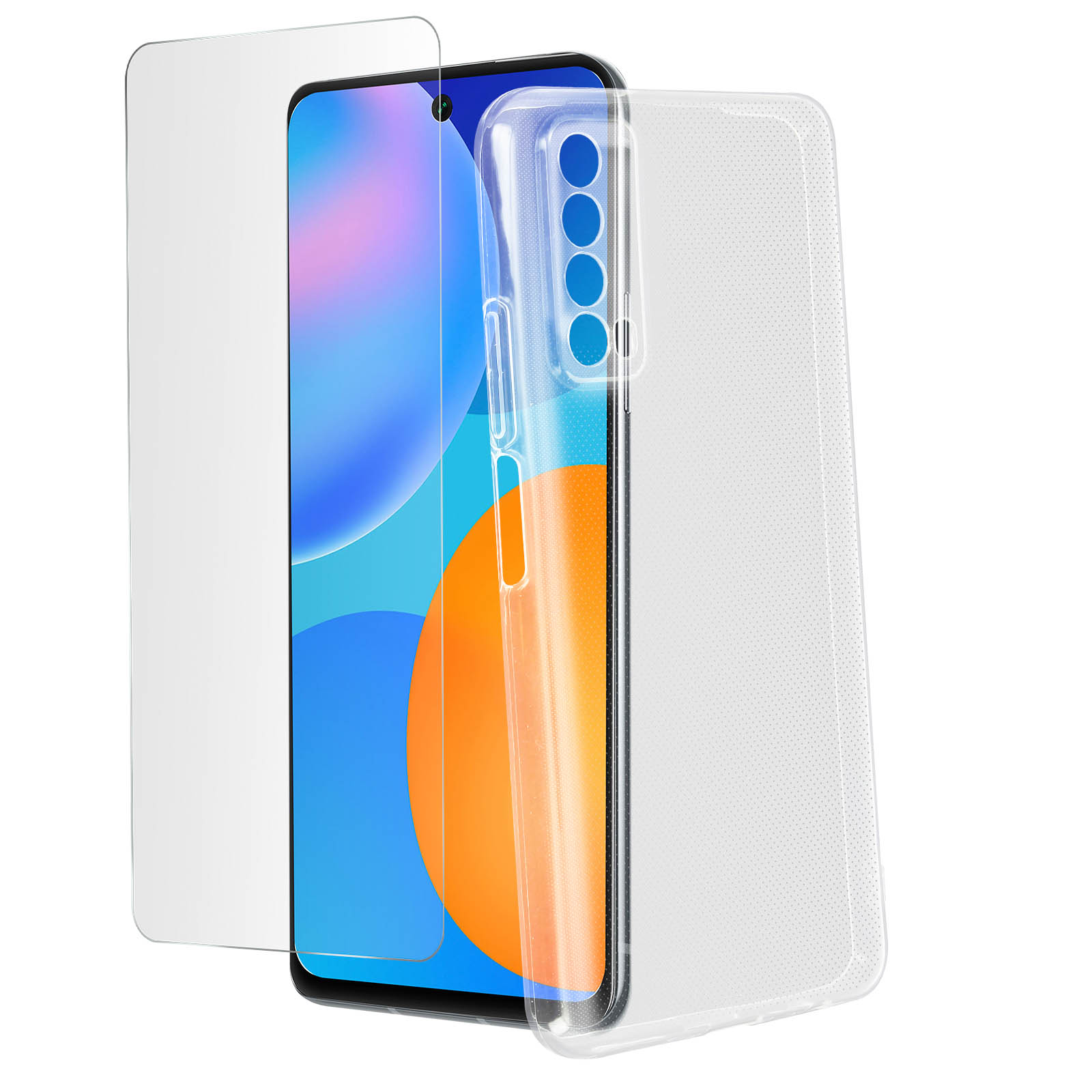 AVIZAR Series, Transparent smart Set P Huawei, 2021, Backcover,