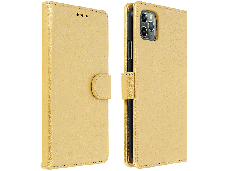 AVIZAR Chester Series, Bookcover, Apple, iPhone 11 Pro, Gold
