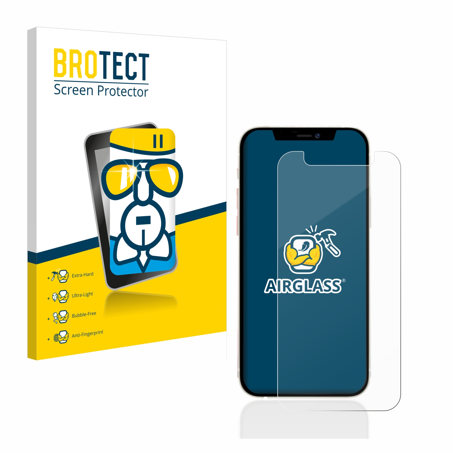BROTECT Airglass klare Schutzfolie(für mini) 12 iPhone Apple