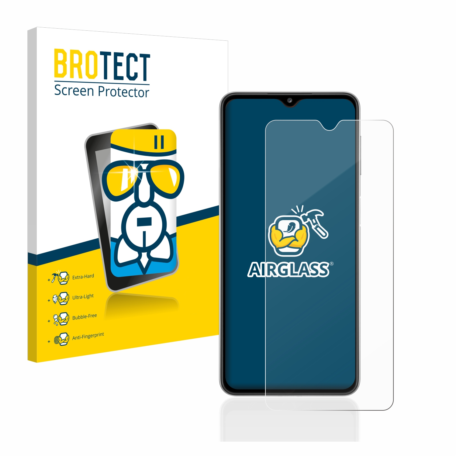5G) BROTECT Airglass A32 Samsung Schutzfolie(für klare Galaxy