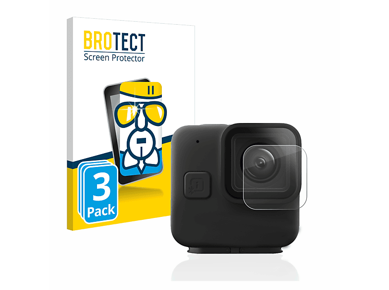 Hero Airglass 3x BROTECT Linse klare 11 GoPro mini Schutzfolie(für (Gehäuse))