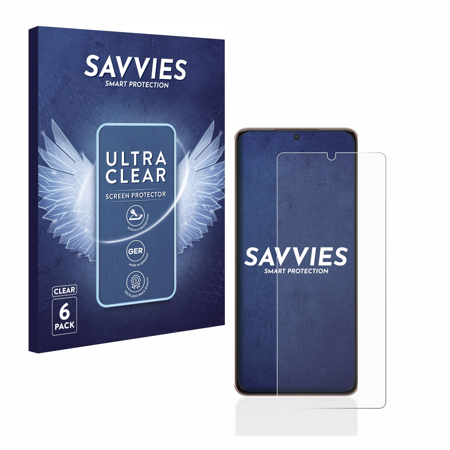 Ultra Galaxy Schutzfolie(für 6x S21 klare 5G) SAVVIES Samsung