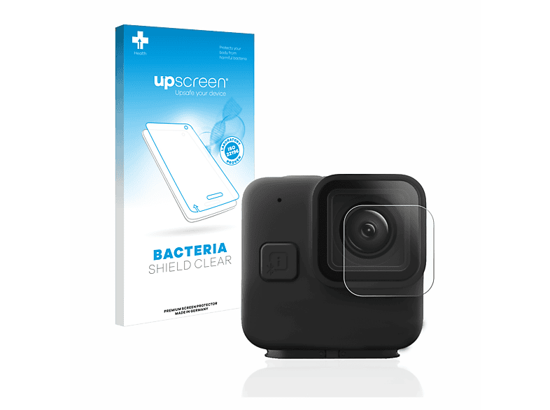 UPSCREEN antibakteriell Hero mini (Gehäuse)) 11 Schutzfolie(für Linse GoPro klare