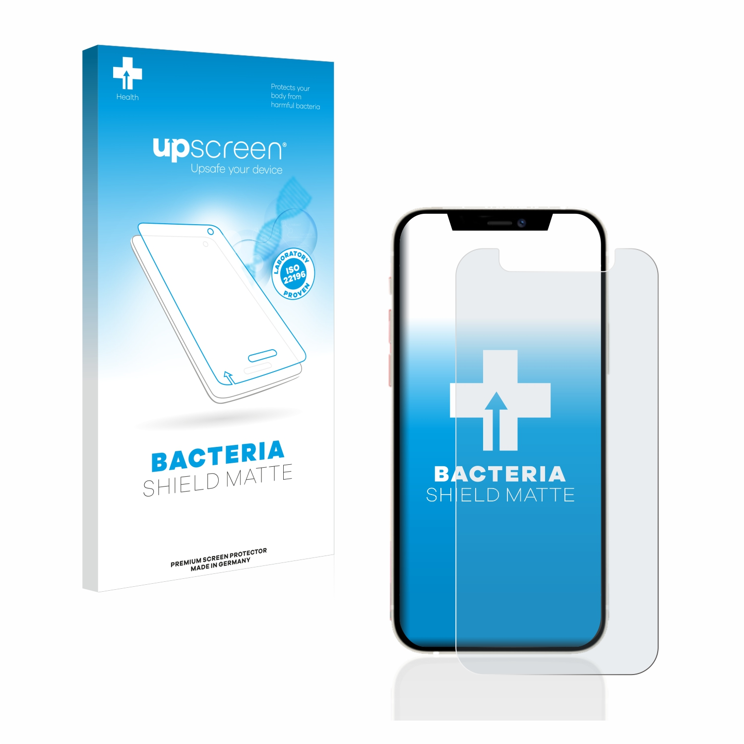 UPSCREEN antibakteriell entspiegelt matte Schutzfolie(für iPhone 12 mini) Apple