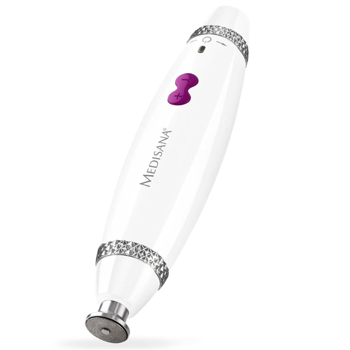 Set eléctrico de manicura y pedicura - MEDISANA MP 840, Manos, Niveles de funcionamiento: 3 niveles, Blanco