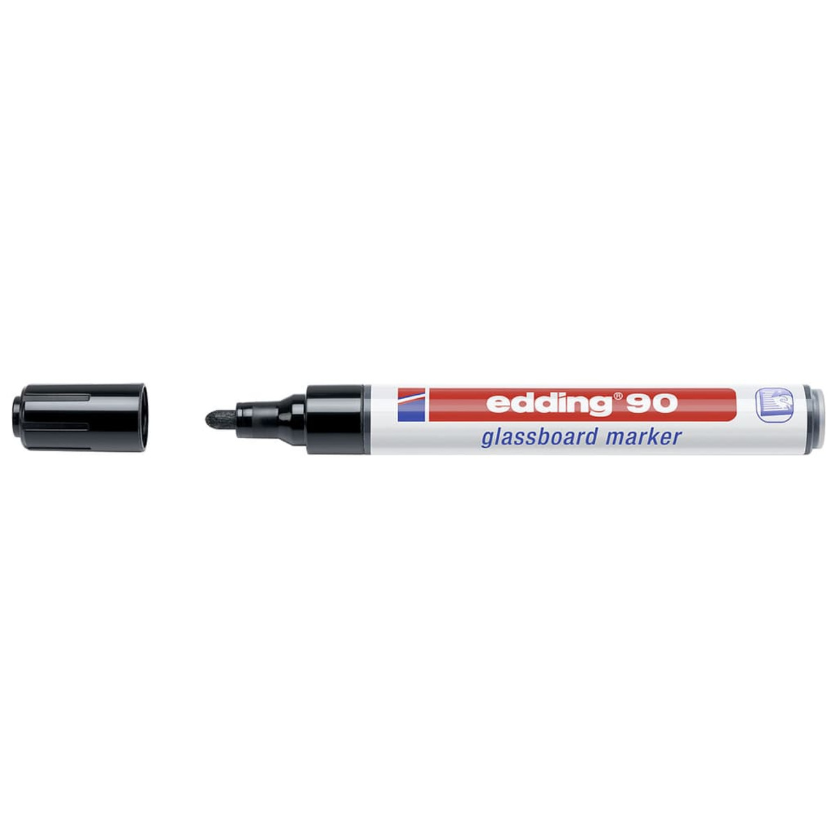 EDDING Glasboardmarker 2-3mm Rundspitze hellblau, Glasboardmarker, sort. St./Pack. rot, schwarz, hellgrün 5 violett