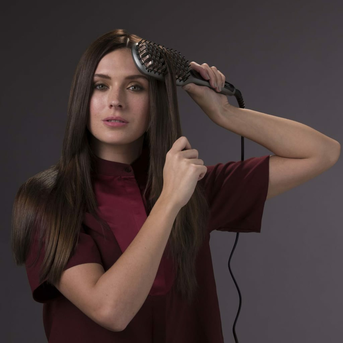 REMINGTON CB7480 Keratin Protect Saç Düzleştirici Tarak Siyah