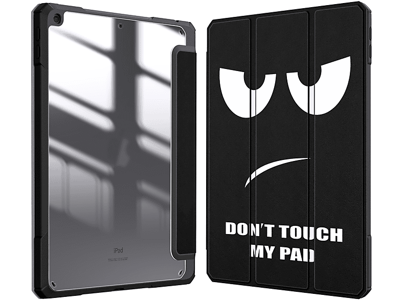 Tablethülle Don\'t Touch FINTIE Apple TPU, für Hülle Kunstleder, Bookcover