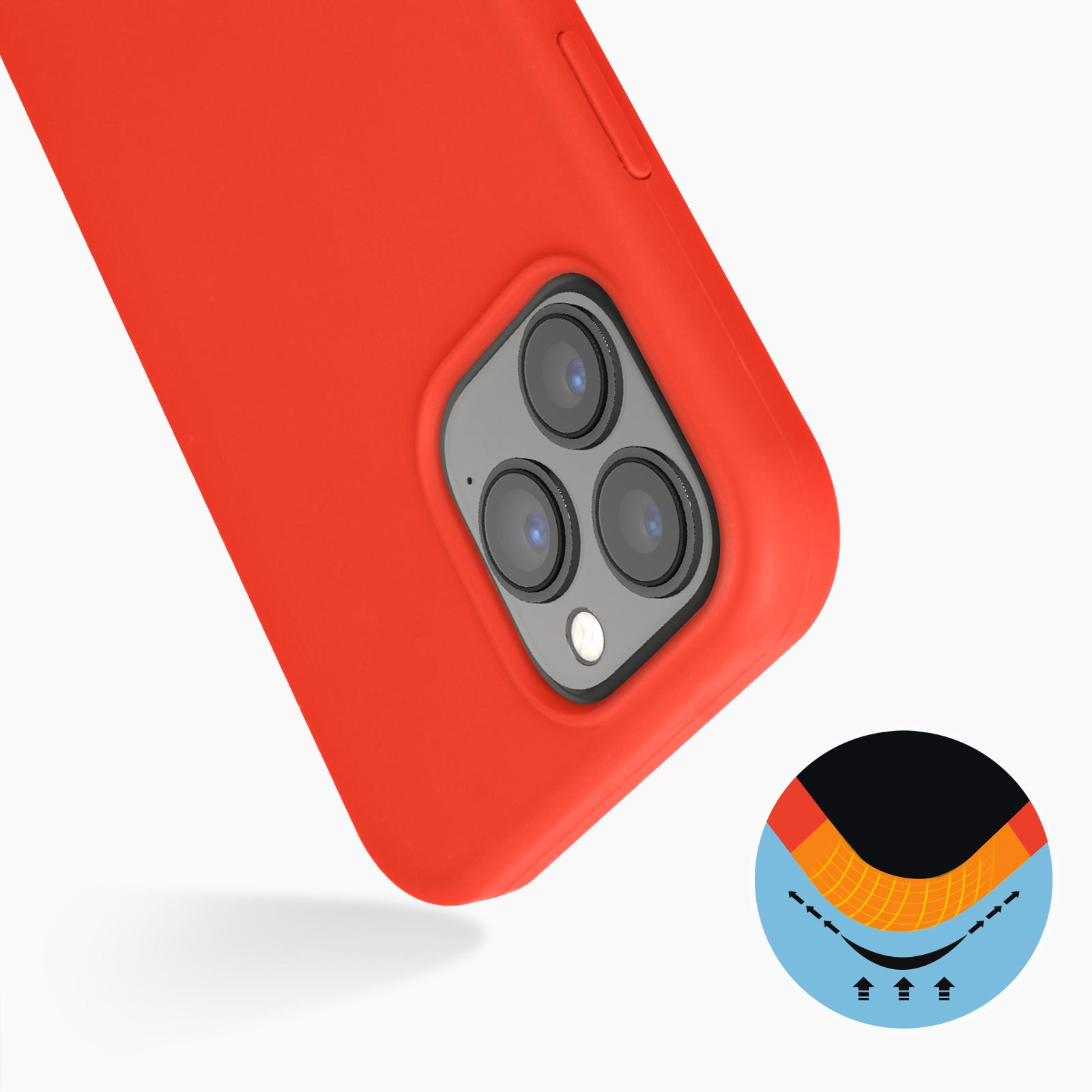 Backcover, iPhone AVIZAR Korallenrot Series, Pro, 13 Apple, Likid