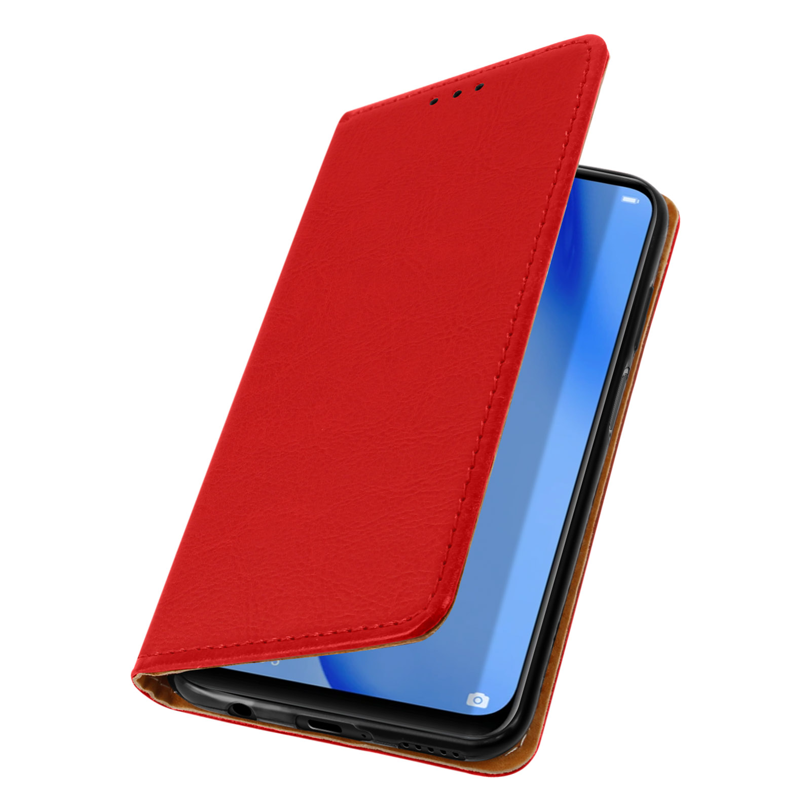 Huawei, Lite, Rot Series, Bookcover, AVIZAR Kunstleder P40