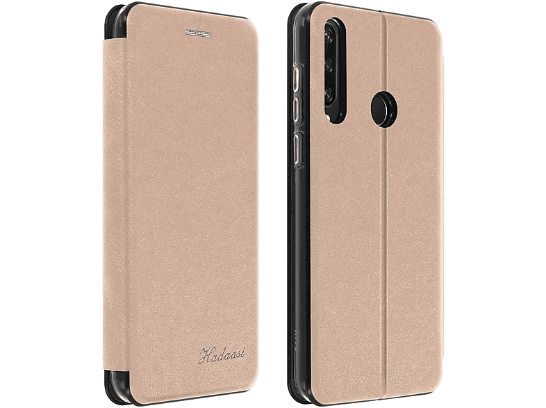 Huawei, Series, Y6p, AVIZAR Rosegold Mayag Bookcover, Huawei