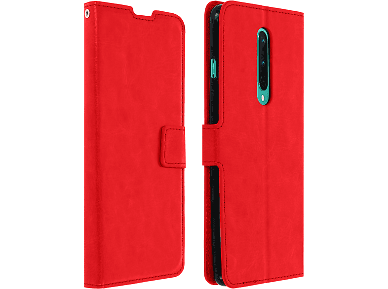 AVIZAR Vintage Series, Bookcover, OnePlus, OnePlus 8, Rot