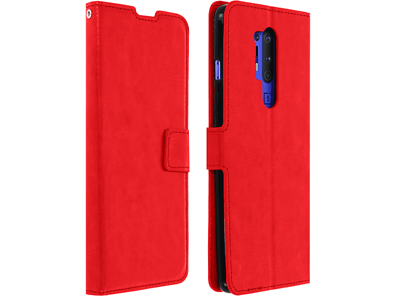 AVIZAR Vintage Series, Bookcover, OnePlus, 8 Pro, Rot