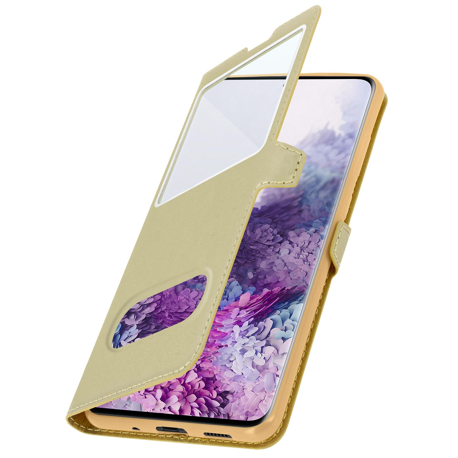 AVIZAR Towind Gold Bookcover, Series, Galaxy S20 Samsung, Ultra