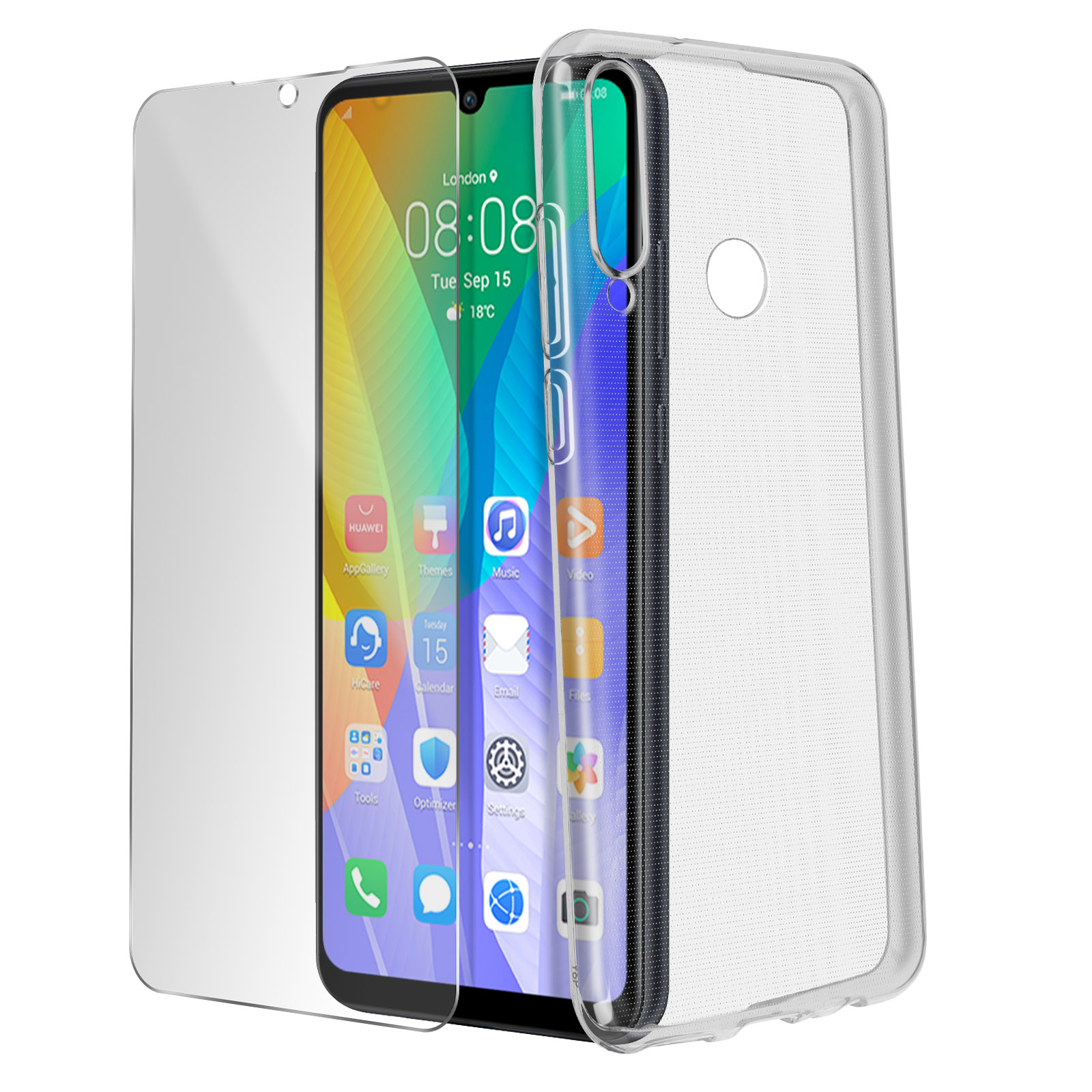 AVIZAR Set Series, Y6p, Transparent Huawei Huawei, Backcover