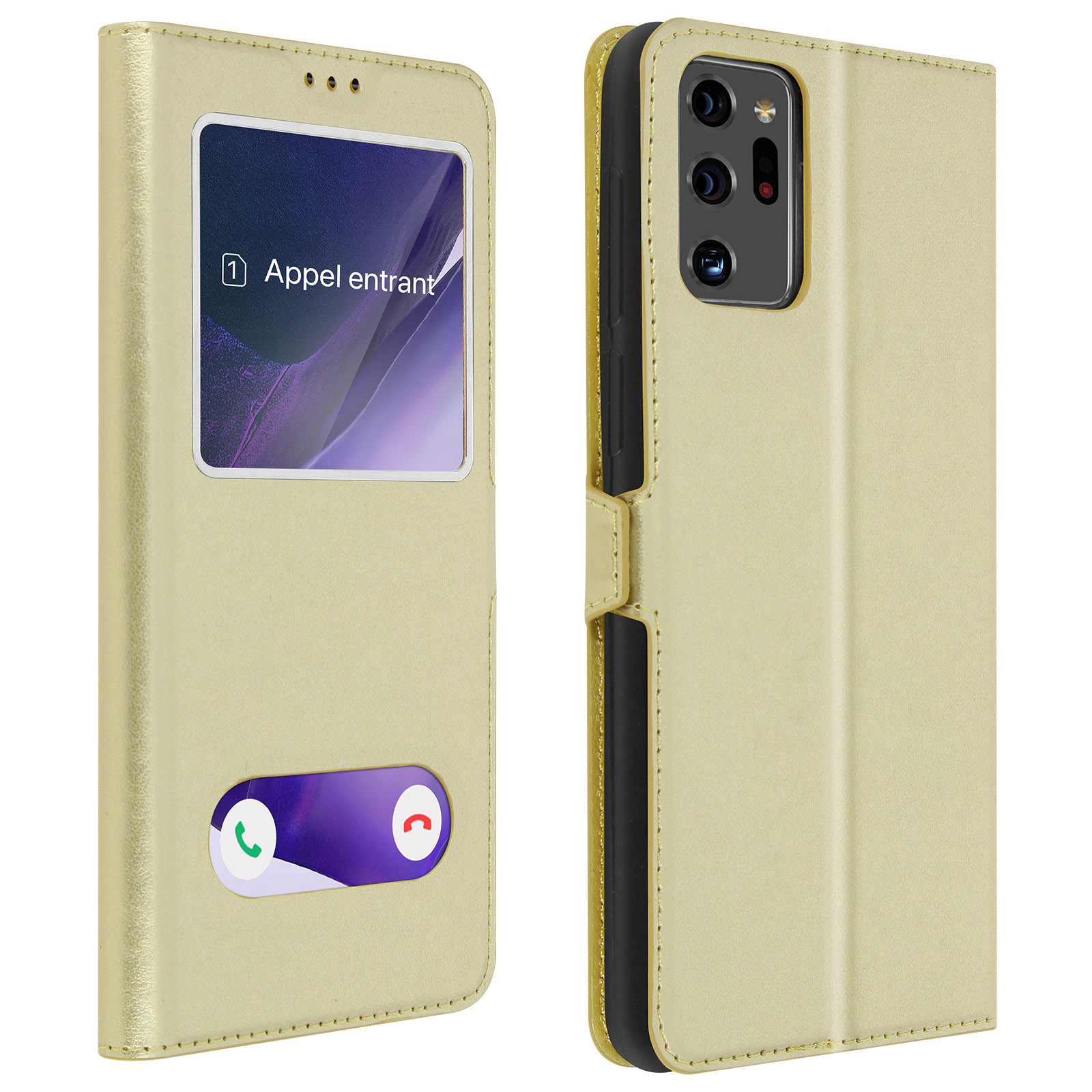 Bookcover, Gold Towind Samsung, 20 AVIZAR Series, Note Ultra, Galaxy