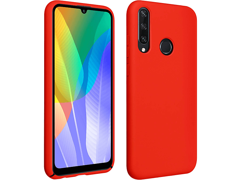 AVIZAR Fast Series, Backcover, Huawei, Huawei Y6p, Rot
