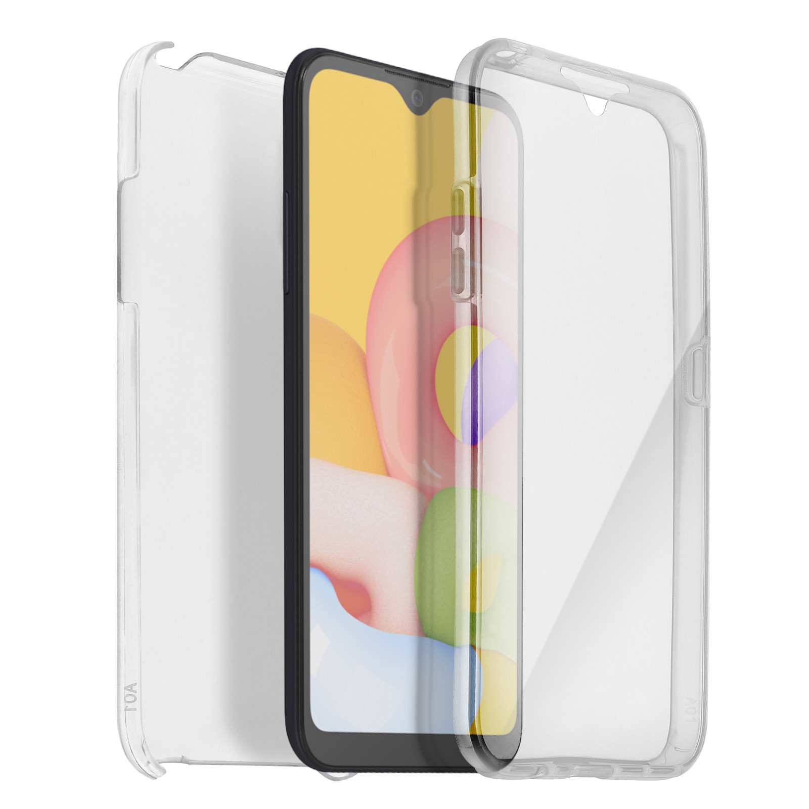 AVIZAR Rundumschutz Series, Galaxy Full Samsung, A01, Cover, Transparent