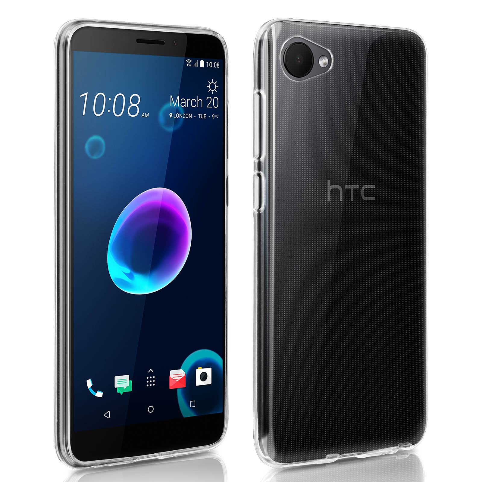 HTC, Transparent Backcover, 12, Desire AVIZAR Series, Set