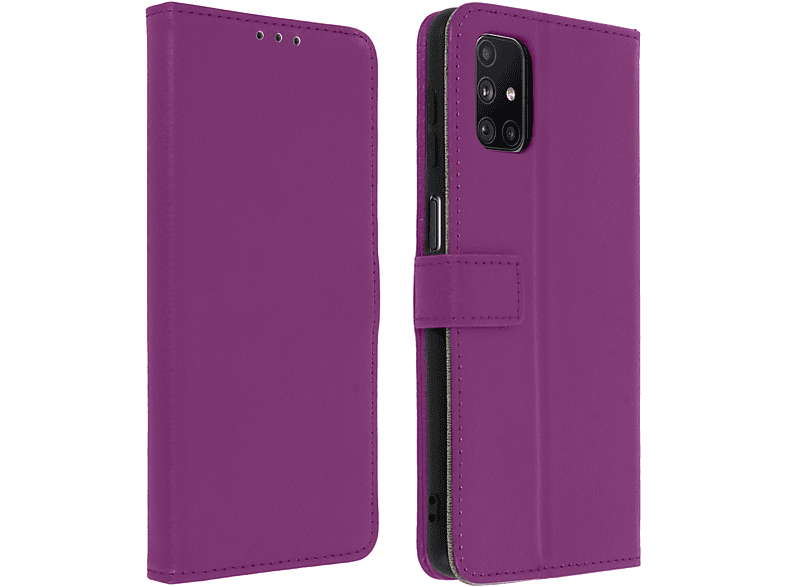 Violett Bookcover, Lenny AVIZAR Samsung, Galaxy M51, Series,