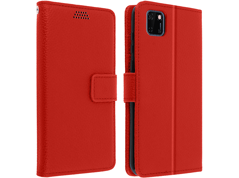 AVIZAR Lenny Series, Bookcover, Huawei, Huawei Y5p, Rot