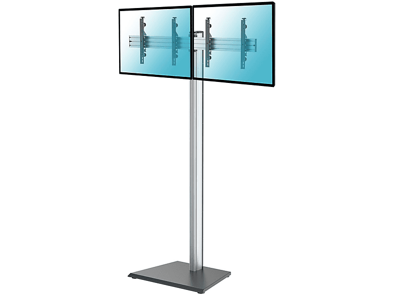 Soporte TV fijo - KIMEX 031-1211K1 Soporte de suelo para 2 TV 43"-49"