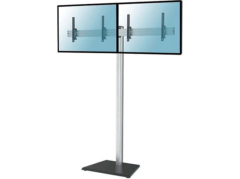 Soporte TV inclinable - KIMEX 031-1213K1 Soporte de suelo para 2 pantallas de TV 43" - 49" - Altura 240cm