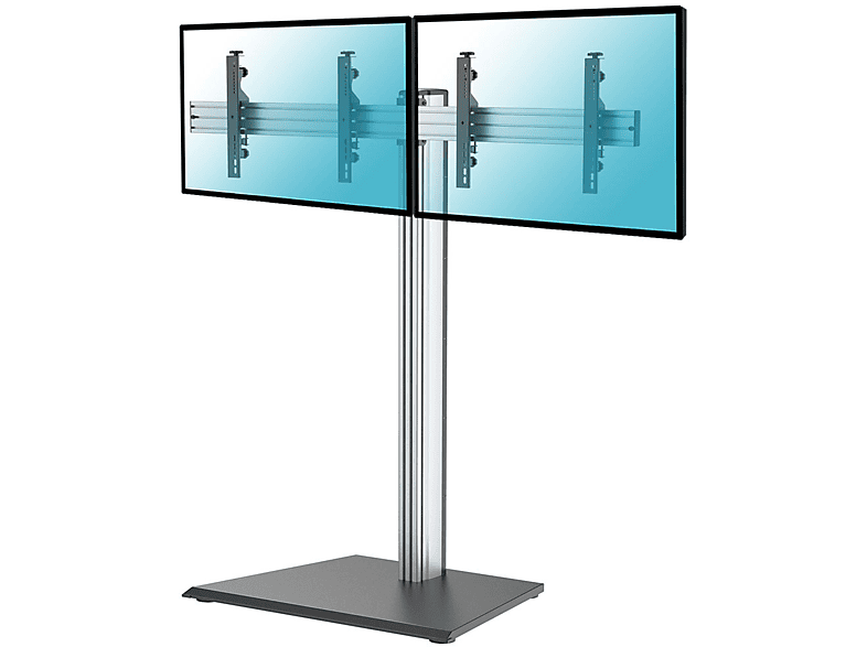 Soporte TV fijo - KIMEX 031-1210K1 Soporte de suelo para 2 TV 43"-49"