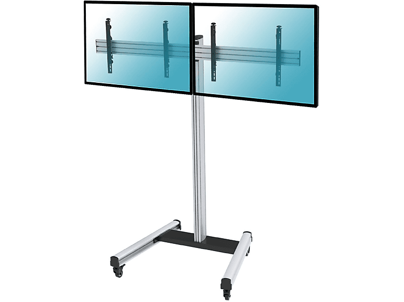 Soporte monitor  - 031-1220K2 Soporte de suelo con ruedas para 2 TV 50"-55"