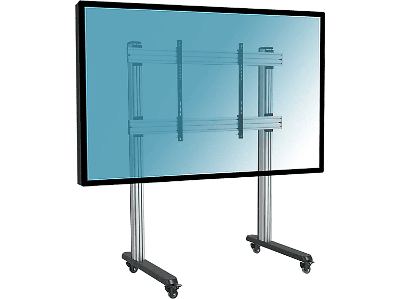 Soporte tv de suelo  - 031-2100K2 Soporte de suelo con ruedas para pantallas de TV 70"-120" KIMEX