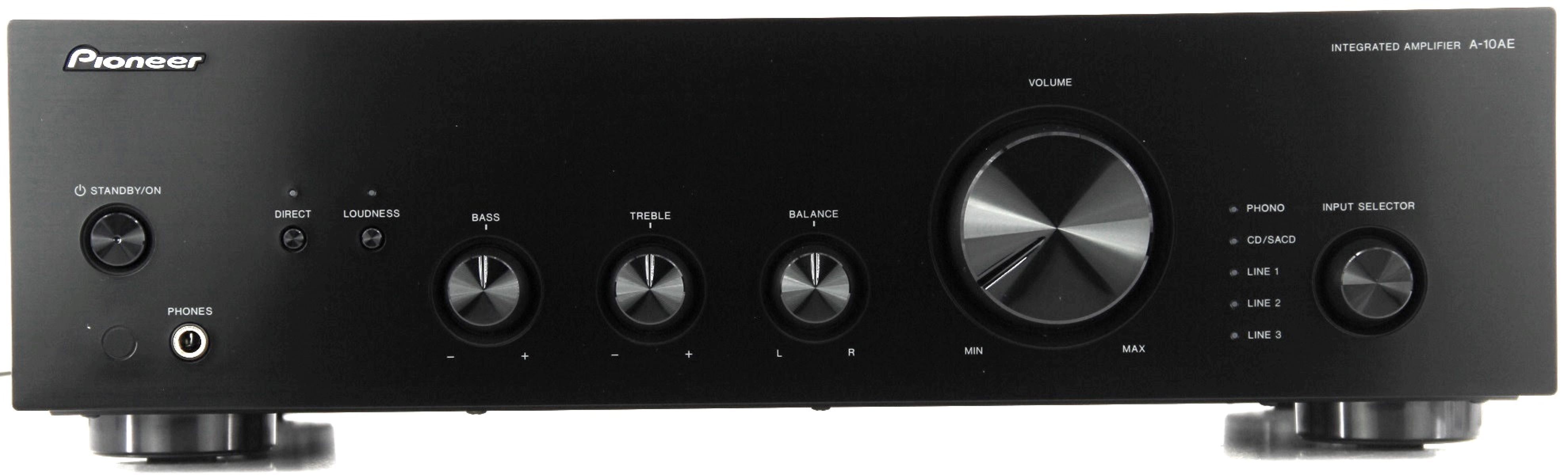 Wattpro Kanal, PIONEER Verstärker schwarz) A-10AE-B (2Kanäle, 50