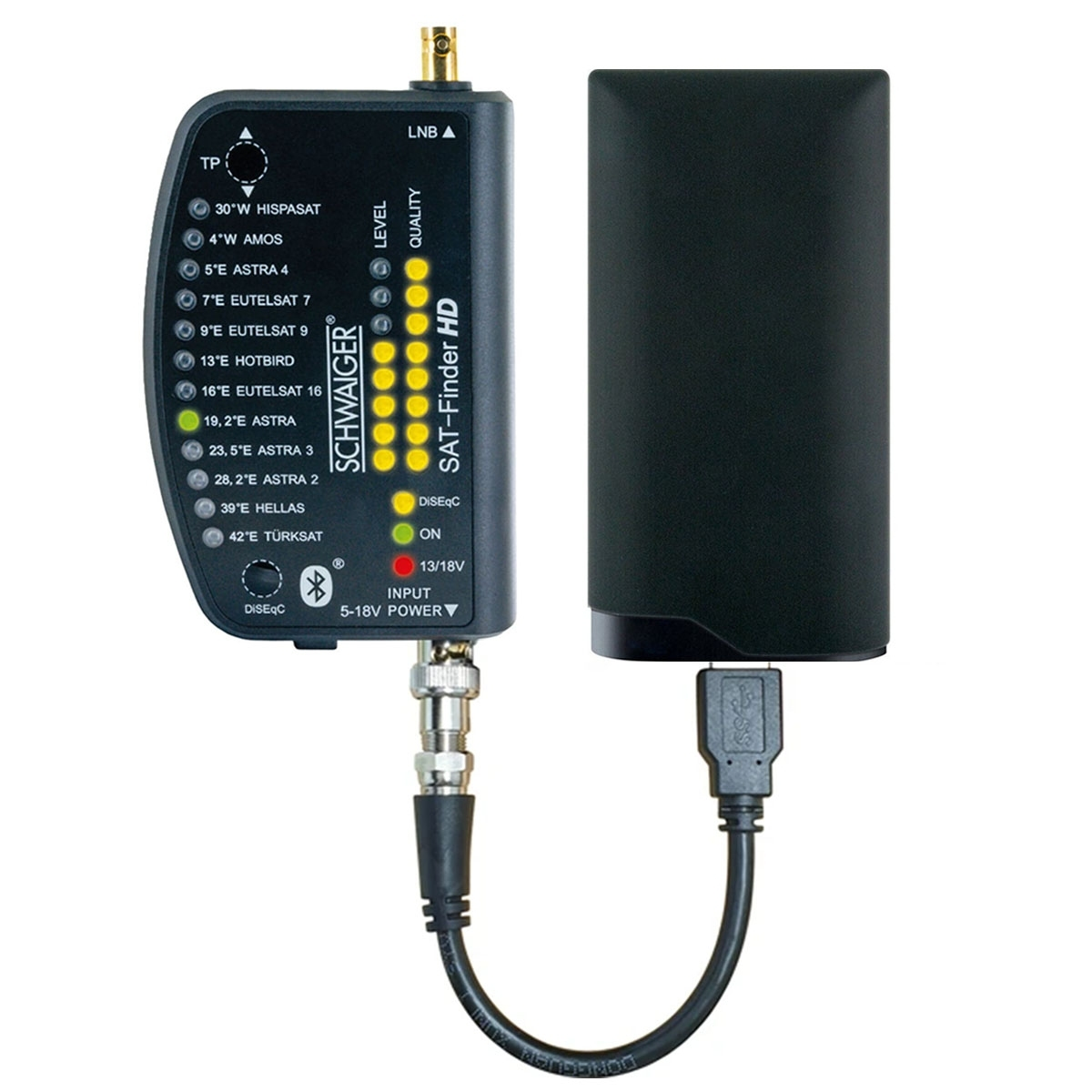 SCHWAIGER SF9003BTAKKU HD Bluetooth Satfinder