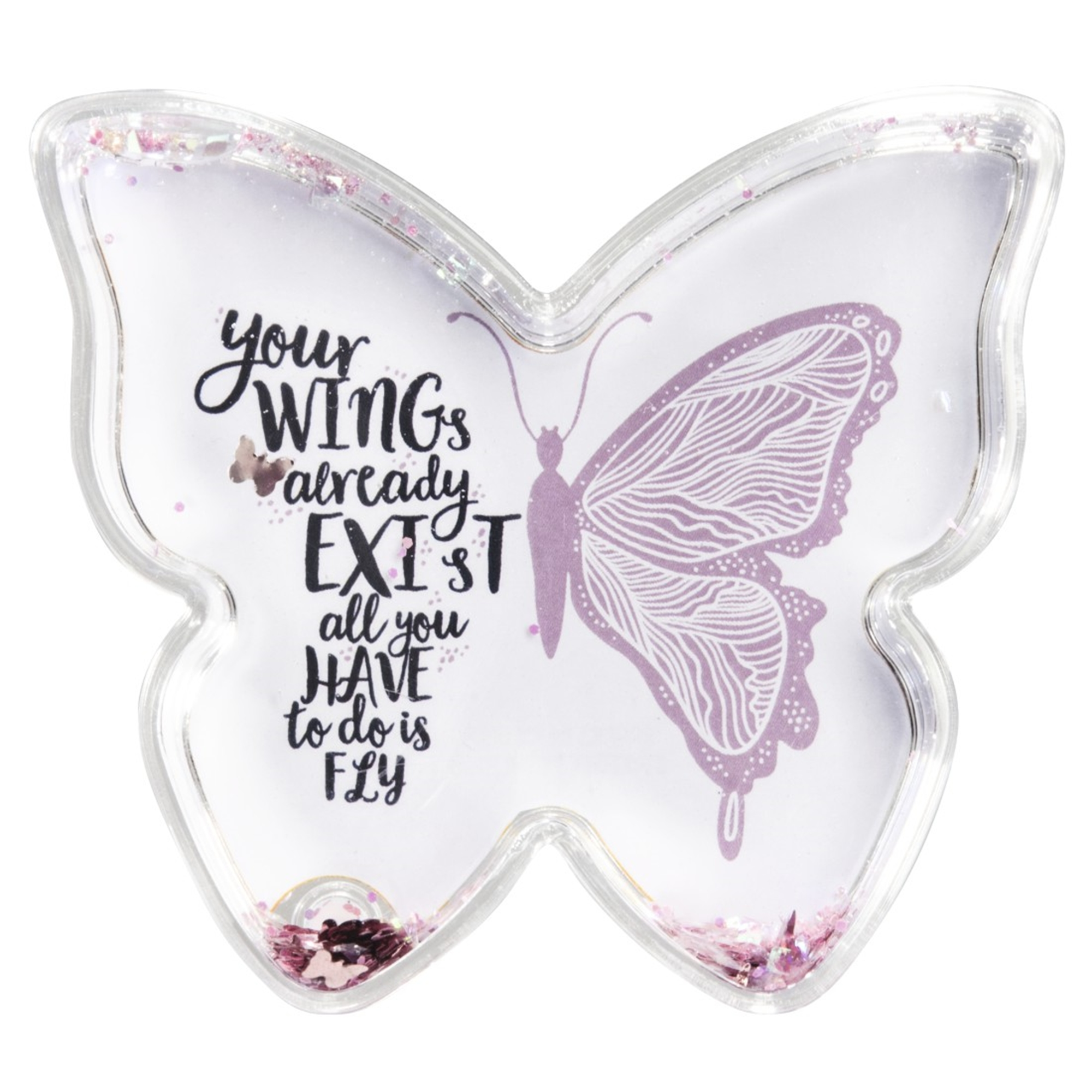 x (9 HAMA 8 cm, Butterfly Transparent)