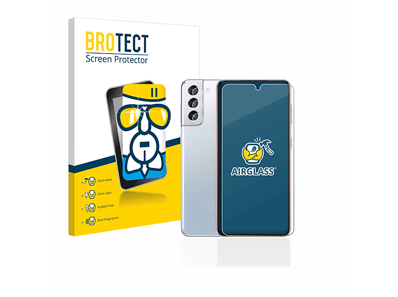 BROTECT Airglass klare Schutzfolie(für Samsung Galaxy S21 5G)