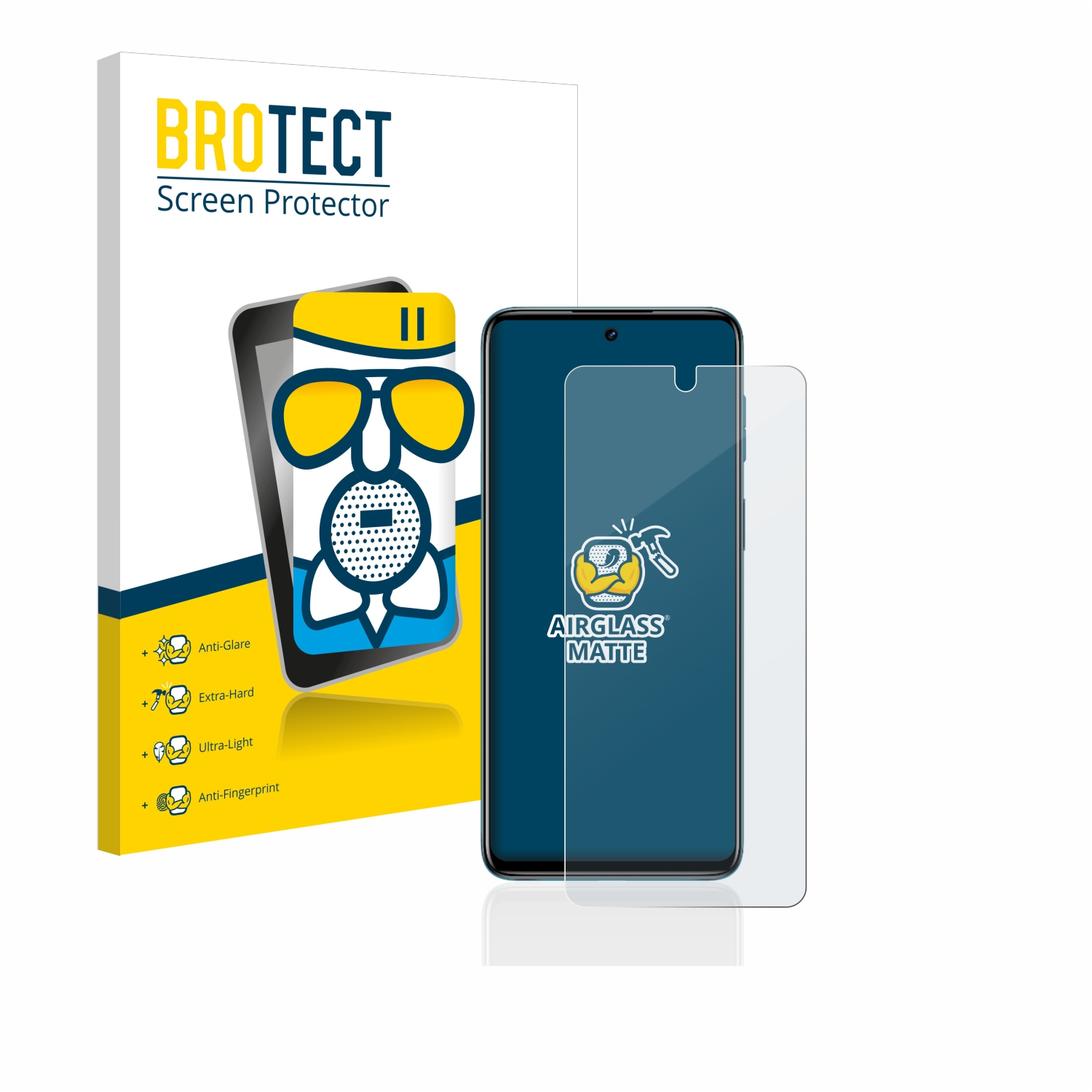 G42) Schutzfolie(für matte Moto Motorola Airglass BROTECT
