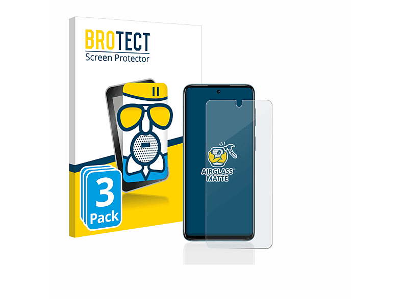 BROTECT 3x Schutzfolie(für Motorola matte Moto G42) Airglass