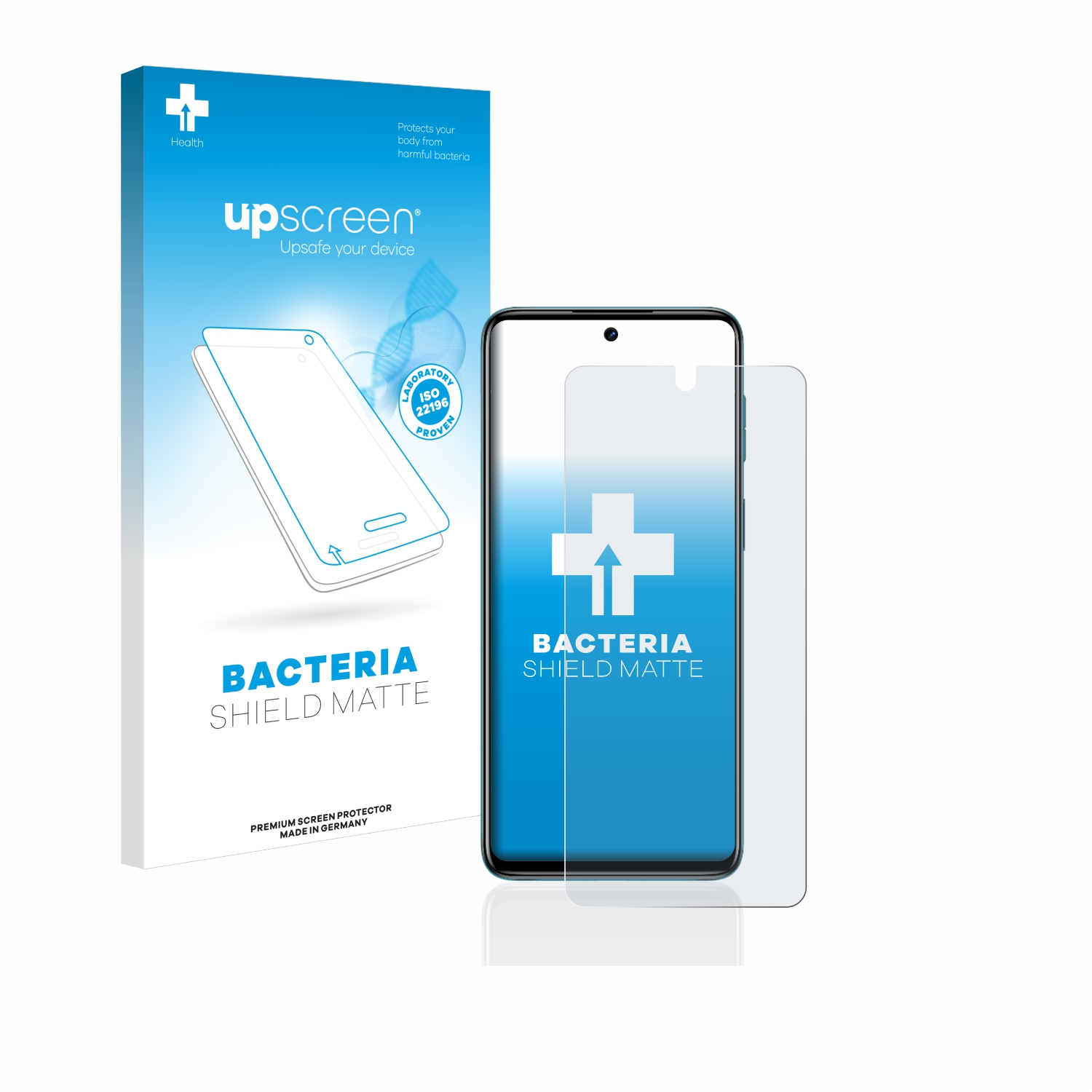 UPSCREEN antibakteriell entspiegelt matte Schutzfolie(für Moto G42) Motorola