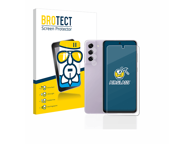 BROTECT Airglass klare Schutzfolie(für Samsung 5G) FE Galaxy S21